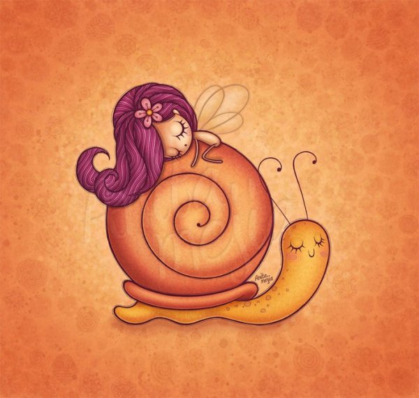 Улитка рисунок