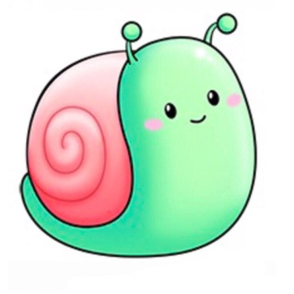 Милые улитки мультяшные