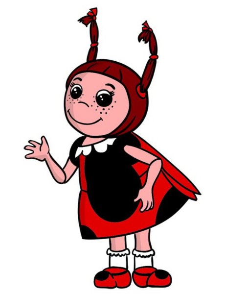 Божья коровка Мия из Лунтика