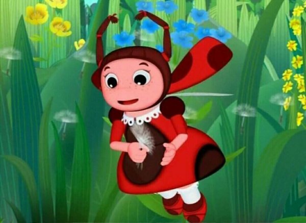 Божья коровка Мила из Лунтика