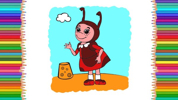 Лунтик Кузя Мила Пчеленок