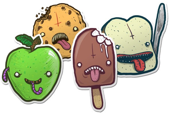 Печенье стикер