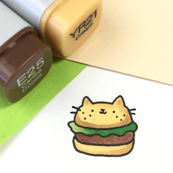 Маленькие картиночки маркерами