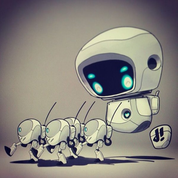 Милый маленький робот