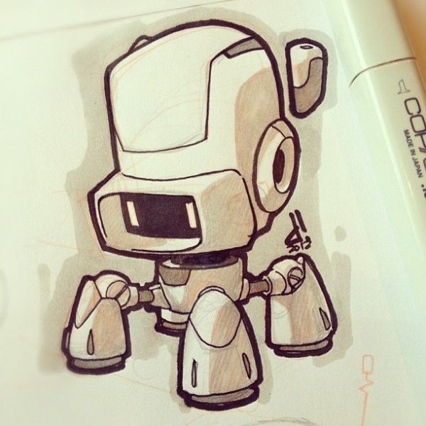 Робот рисунок