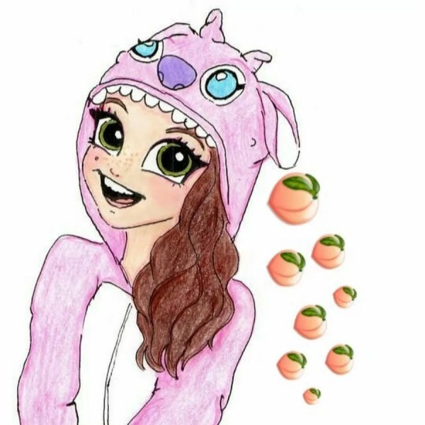 Девочка в пижаме единорога рисунок