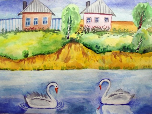 Рисунок малой Родины