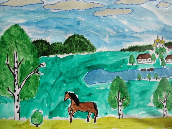 Рисунок на тему Родина