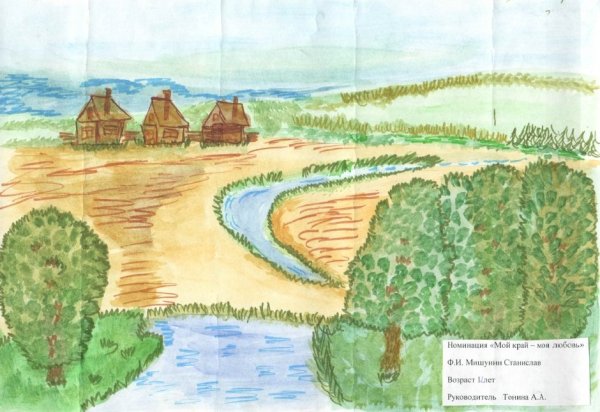Конкурс рисунков моя малая Родина