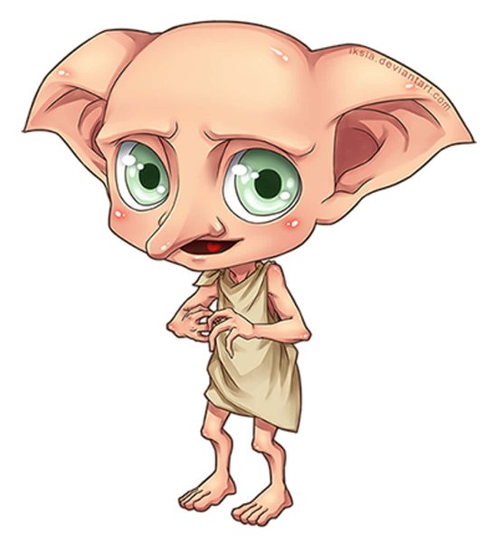 Добби из Гарри Поттера рисунок