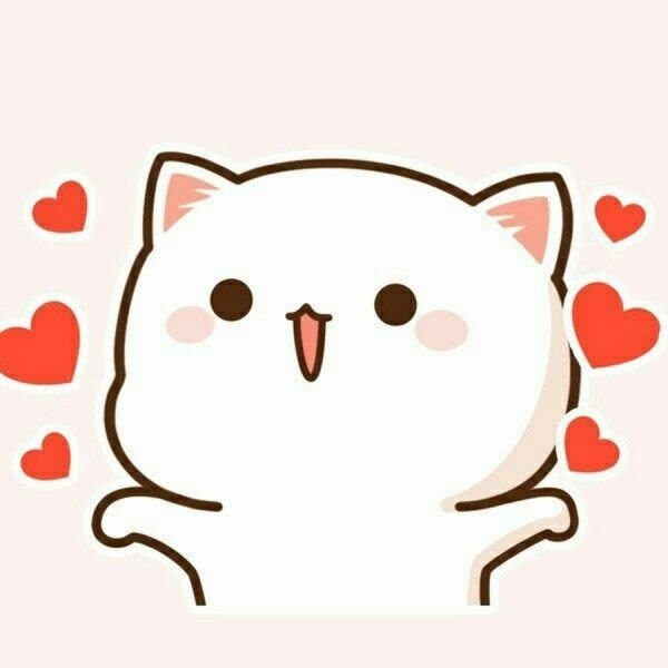 Кавайные наклейки котики