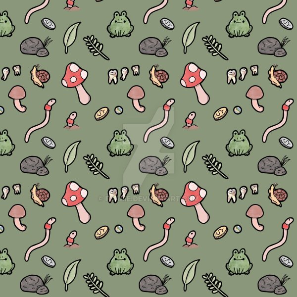 Рисунки в стиле Goblincore