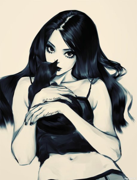 Девушка рисунок