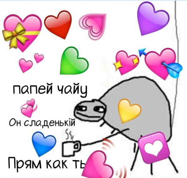 Мемы с котиками и сердечками