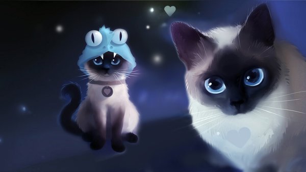 Няшные арты белый медведь