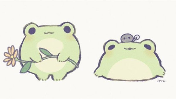 Милые жабки арт