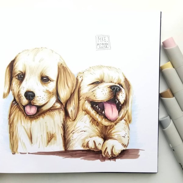 Милые рисунки для скетчбука