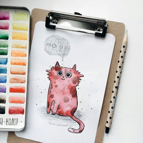 Идеи для акварельных рисунков