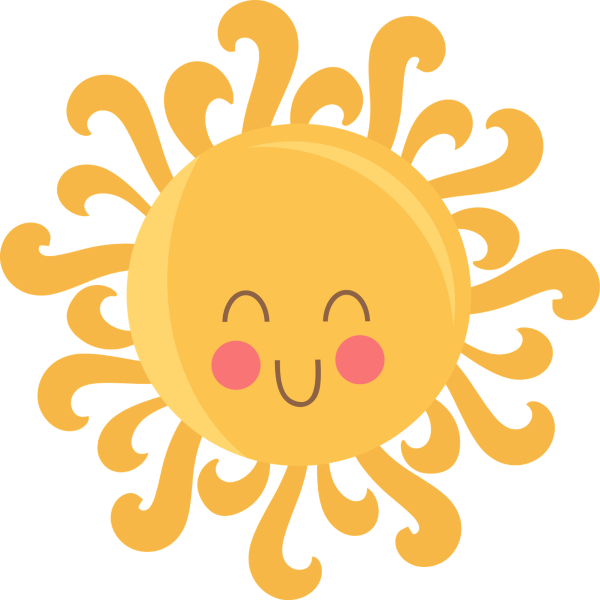 Солнце стикер