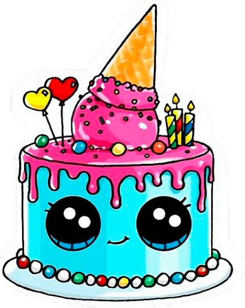 Милые тортики с глазками