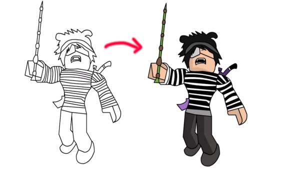 Рисунок РОБЛОКС скин