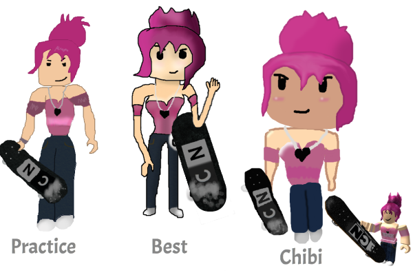 Рисунки РОБЛОКС девочки