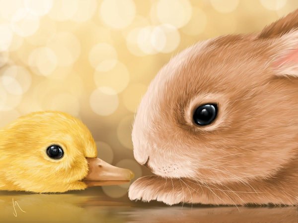 Милые мультяшные животные