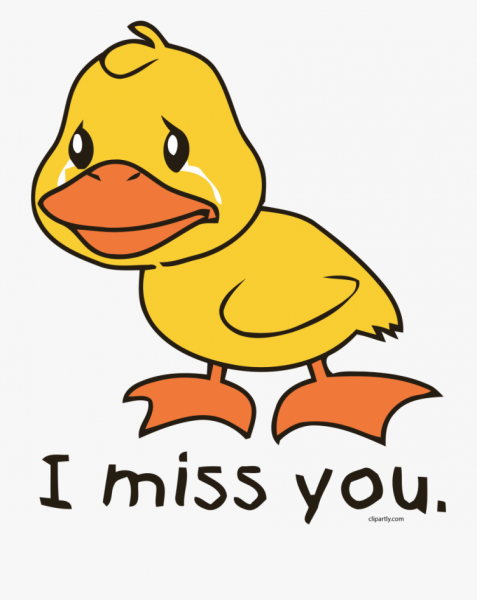 Утенок плачет