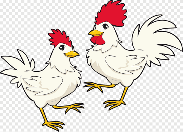 Курица мультяшная