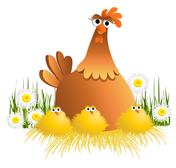 Курица анимация