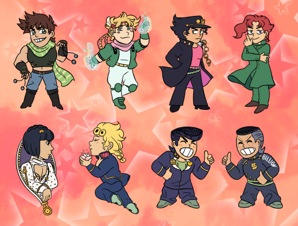 Стикеры по Джоджо