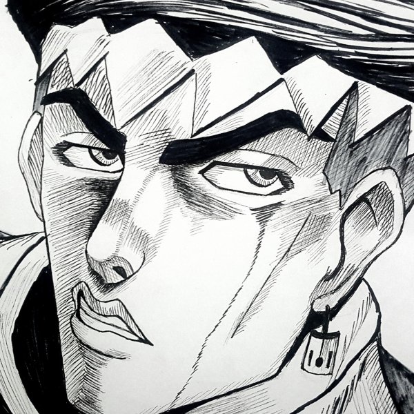 Рохан Кишибе черно белый