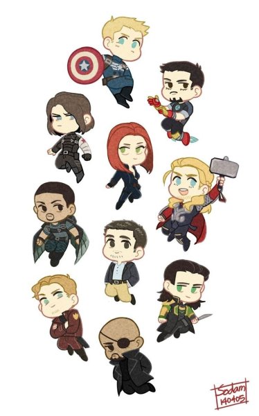 Мстители Локи Чиби