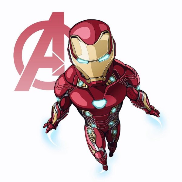 Чиби Марвел Железный человек