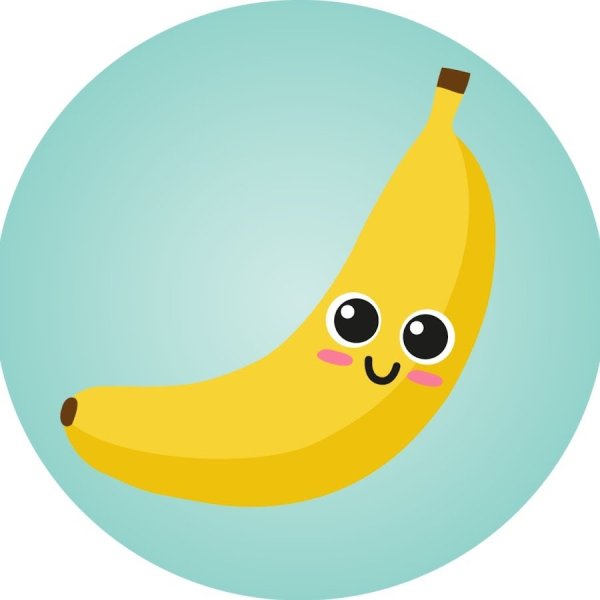 Бананы мультяшные