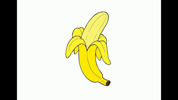 Маленькие бананы для срисовки