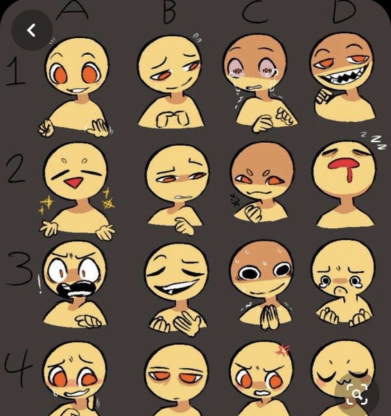 Эмоции для рисования