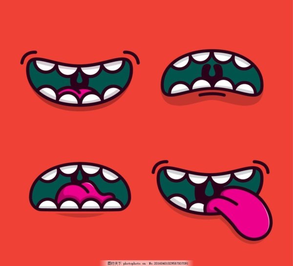 Мультяшный рот