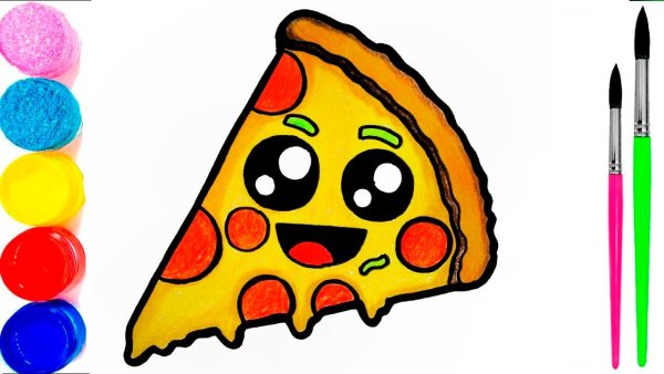 Пицца мультяшная