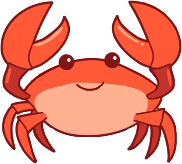 Крабик мультяшный