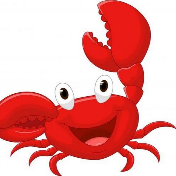 Красный краб для детей