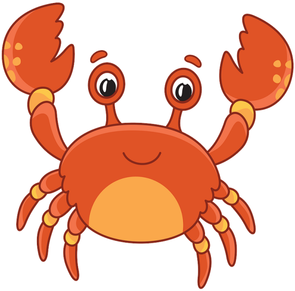 Краб рисунок для детей