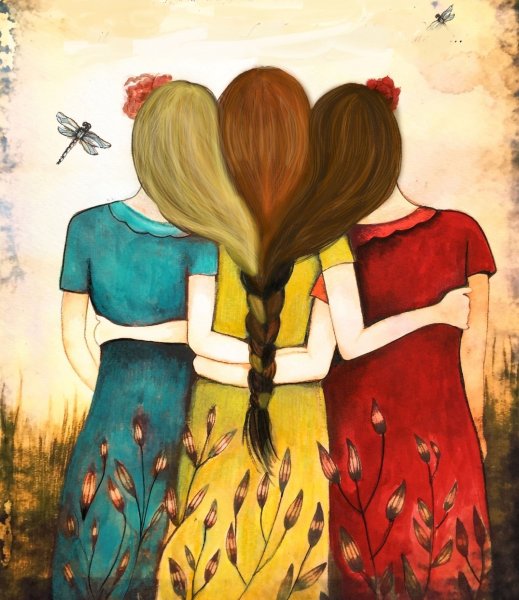 Милые рисунки для подруги