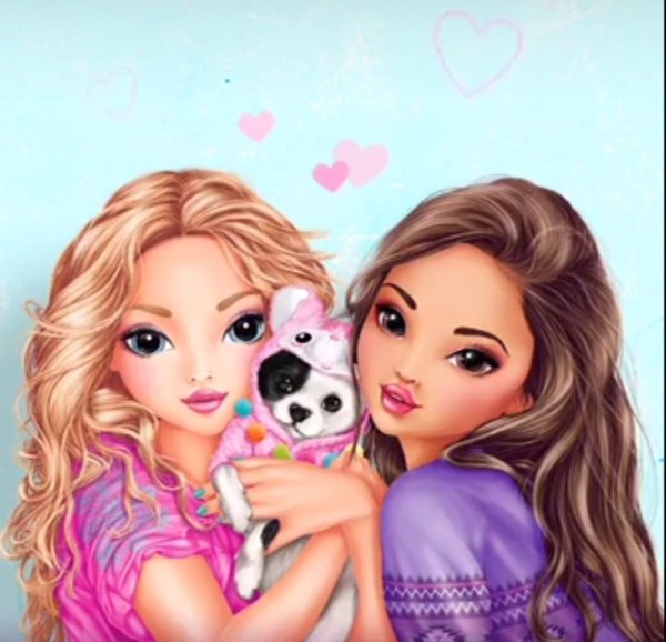 Рисунки для срисовки подруги