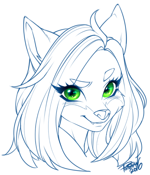 Фурри для срисовки