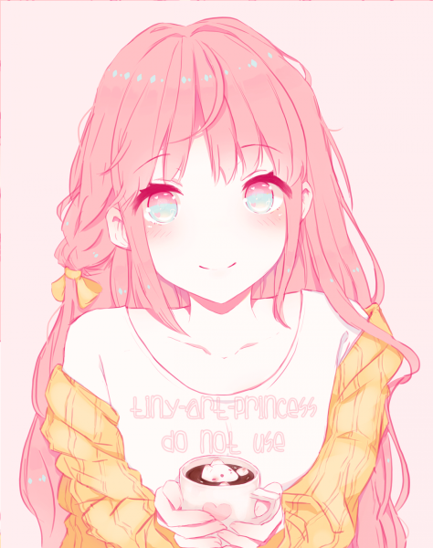 Тян с персиковыми волосами