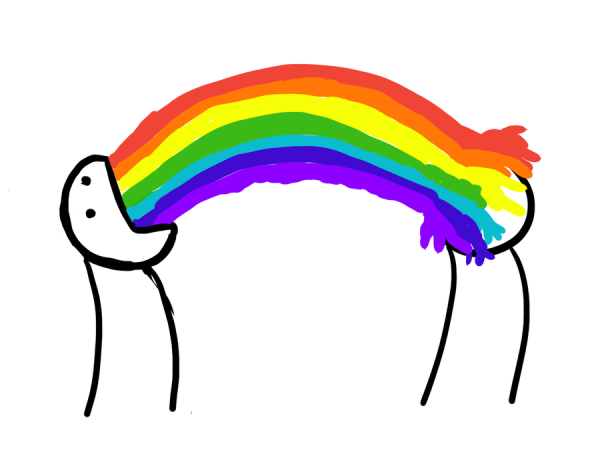 Радужные рисунки