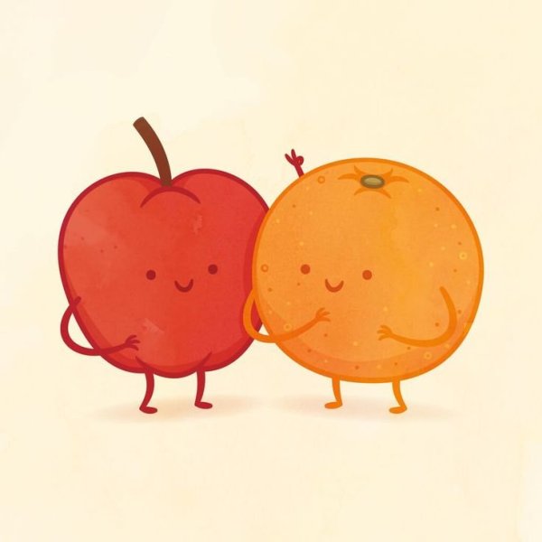 Милые фрукты