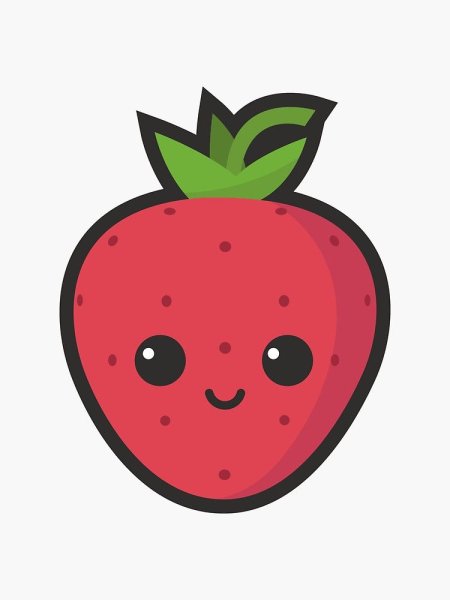 Рисунки для срисовки милые фрукты