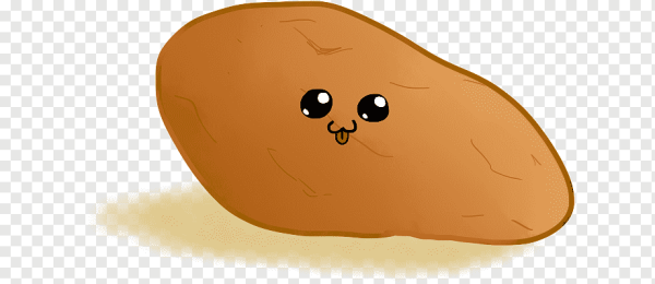 Картошка мультяшная